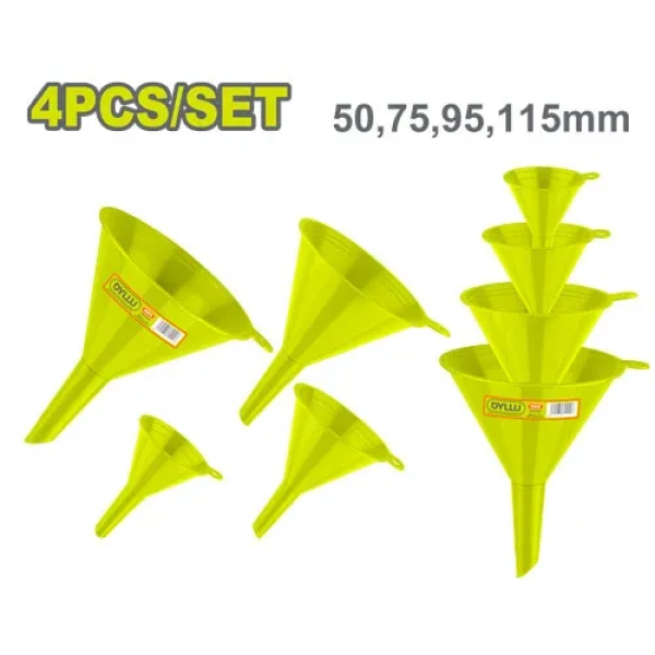 Set din palnii din plastic 4buc. DYLLU DTUFS2304