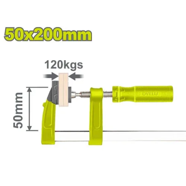 Menghina cu surub tip F 50x200mm DYLLU DTCP2152
