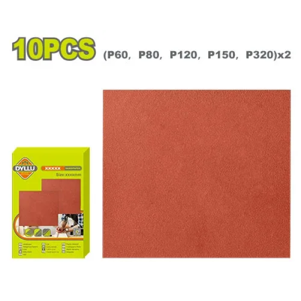 Hîrtie abrazivă 230x280mm 10buc. DYLLU DTSM1511
