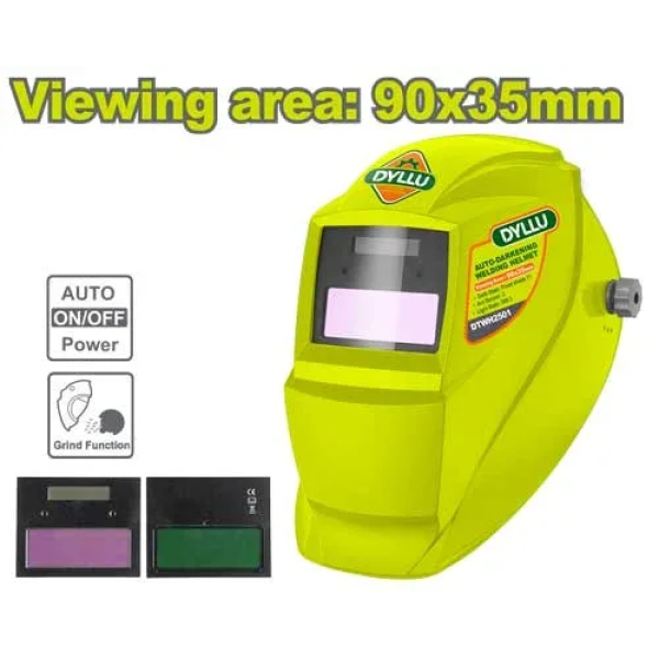 Mască pentru sudură automată 90x35mm DYLLU DTWH2501