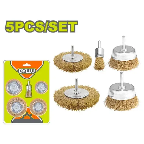 Set de perie șlefuit cu sârmă 5buc DYLLU DTCE6401