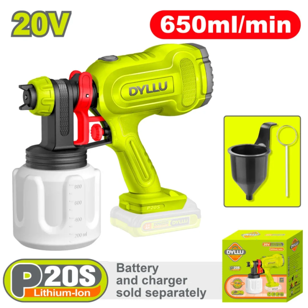 Pulverizator compatibil cu acumulator rezervor plastic 0.8L DYLLU DTSU3066 Pulverizator compatibil cu acumulator rezervor plastic 0.8L DYLLU DTSU3066