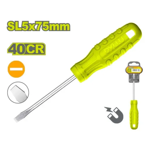 Surubelniță plată SL5*75mm DYLLU DTSD3953