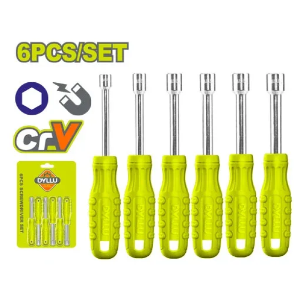 Set surubelniță cu cap hexagonal 6buc DYLLU DTSS24T6
