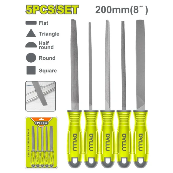 Set pile oțel 5 buc. DYLLU DTSF2405