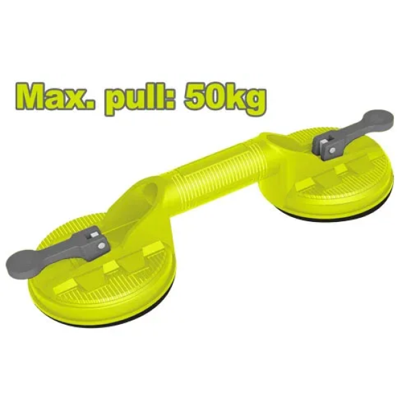 Ventuză dublă pentru sticlă 115mm DYLLU DTKR1G50