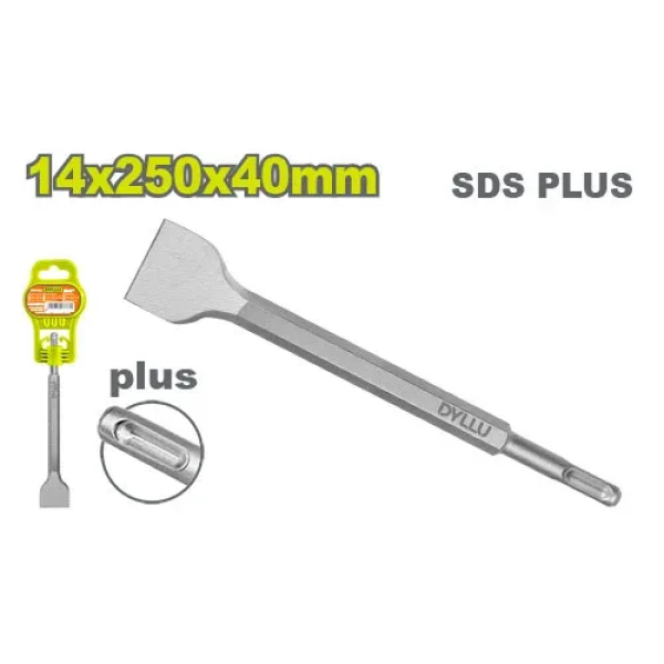 Daltă plată SDS Plus 14x40x250mm DYLLU DTGZ1203