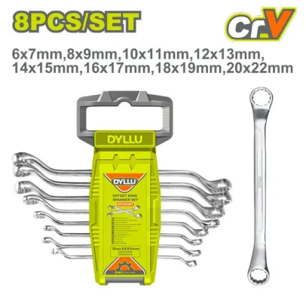 Set chei combinate 8 buc 6-22mm DYLLU DTFR3208