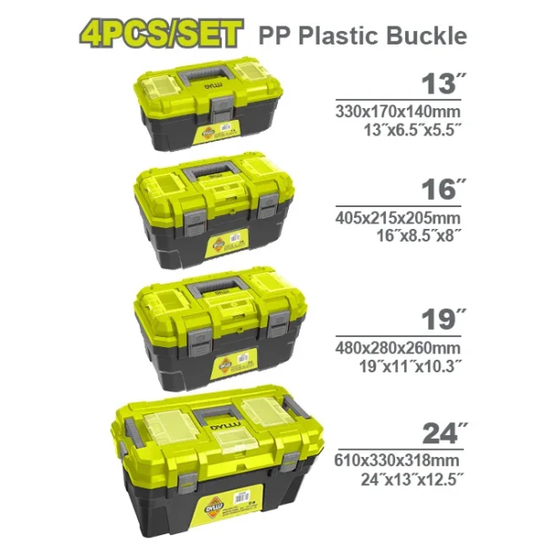 Set cutii pentru scule 13″16″19″24″ DYLLU DTTB2104