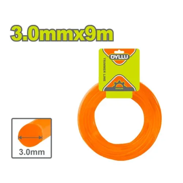 Fir nailon pentru trimmer 3.0mmx9m DYLLU DTNG1143