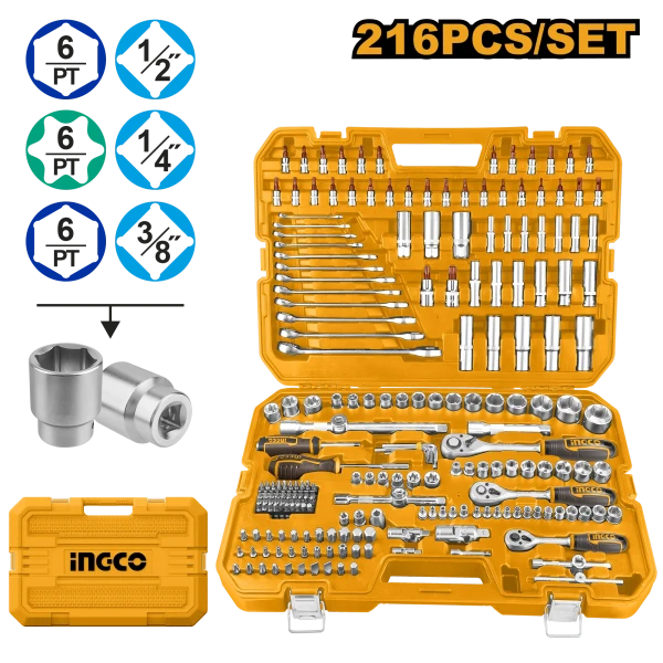 Set instrumente 216buc. INGCO HKTHP22161 Set instrumente 216buc. INGCO HKTHP22161