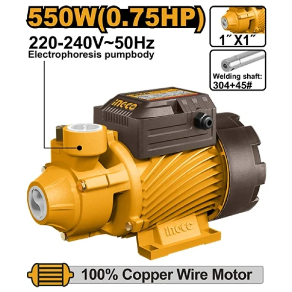 Pompa de apa de suprafata 550W INGCO VPM55068 Pompa de apa de suprafata 550W INGCO VPM55068