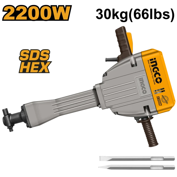 Отбойный молоток 2200Вт INDUSTRIAL INGCO PDB22001 Отбойный молоток 2200Вт INDUSTRIAL INGCO PDB22001