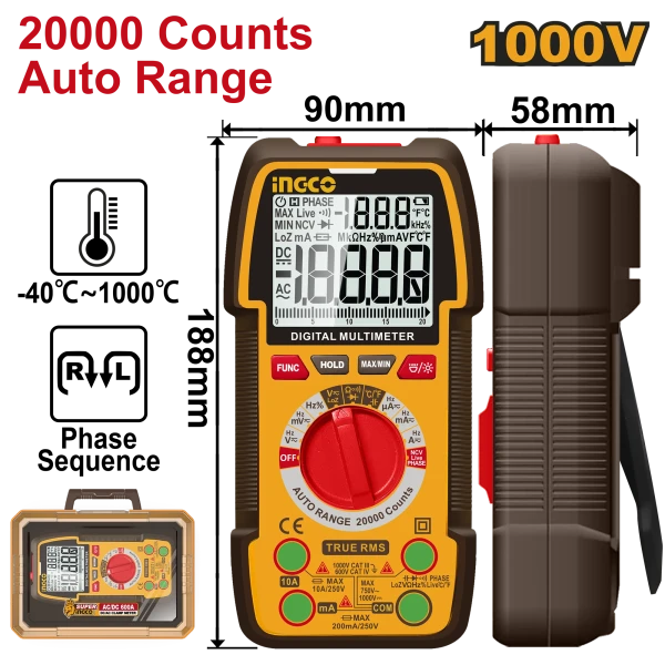 Multimetru INGCO DM410003 Multimetru INGCO DM410003