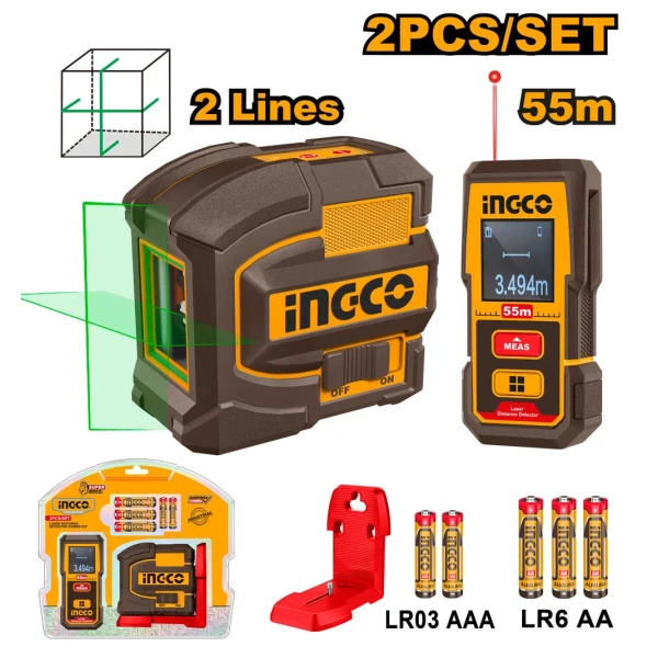 Set instrumente 2 buc INGCO HLL260403 Set instrumente 2 buc INGCO HLL260403