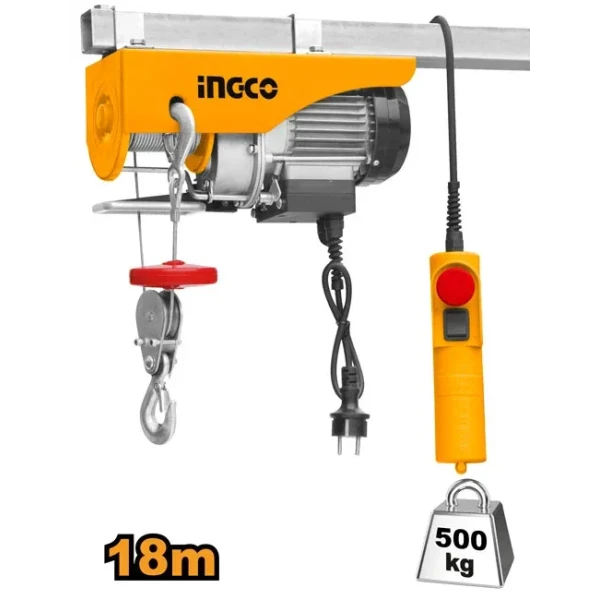 Palan electric 500kg 18m INGCO EH5001