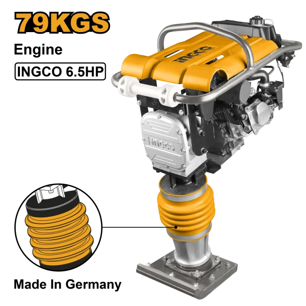 Mai compactor pe benzină 4.8kW 6.5HP INDUSTRIAL INGCO GRT75-2 Mai compactor pe benzină 4.8kW 6.5HP INDUSTRIAL INGCO GRT75-2