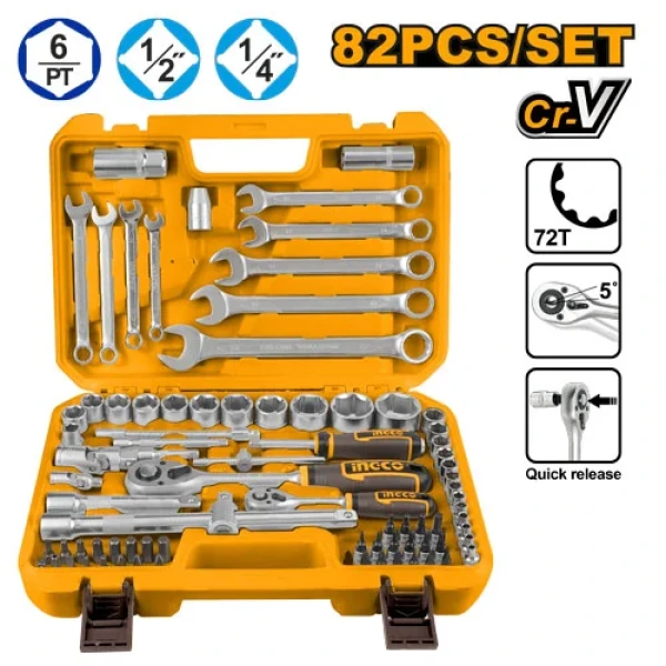 Set instrumente 82buc. INGCO HKTS42802 Set instrumente 82buc. INGCO HKTS42802
