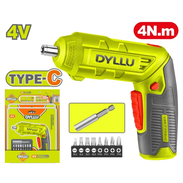Masina de insurubat cu acumulator Li-Ion 4V 4N.m DYLLU DTCV4415