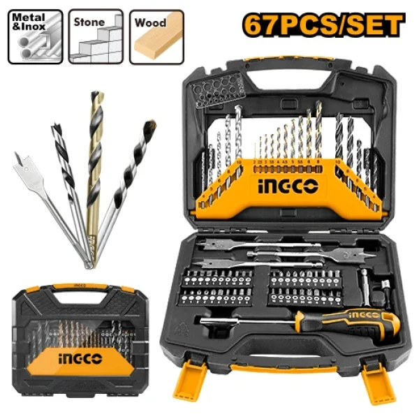 Set universal de scule 67buc INGCO HKTAC010671 Set universal de scule 67buc INGCO HKTAC010671