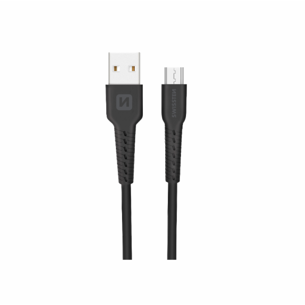 Кабель данных SWISSTEN USB / MICRO USB 1,0M Черный