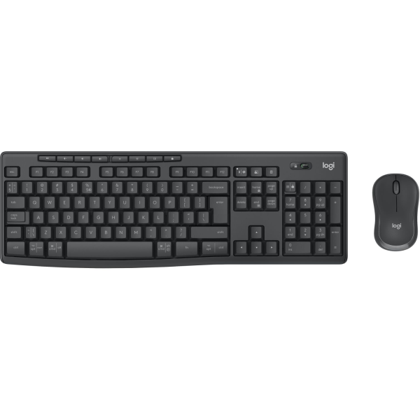 Logitech Wireless Combo MK370, Клавиатура и Мышь, для Бизнеса, международная раскладка США, USB, Графит