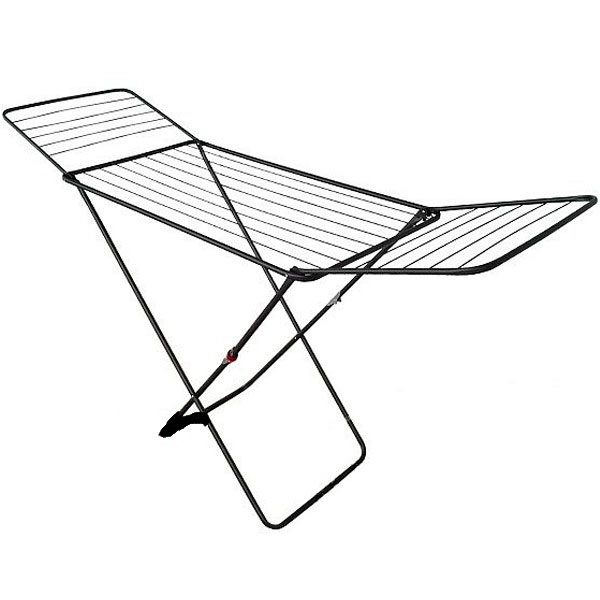 Uscător de rufe STABILO 18 M D0503SE, 128 x 55 x 4 cm, 18 m, max. 15 kg, aripi pliabile, negru Uscător de rufe STABILO 18 M D0503SE, 128 x 55 x 4 cm, 18 m, max. 15 kg, aripi pliabile, negru