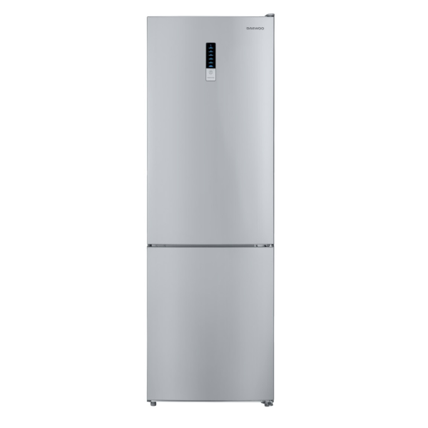 Frigider Daewoo DNF-310MEX-1 310L (86L+224L), 188cm, Total No Frost, clasa E, inox, decongelare automata, Super Freeze, control electronic, iluminare Frigider Daewoo DNF-310MEX-1 310L (86L+224L), 188cm, Total No Frost, clasa E, inox, decongelare automata, Super Freeze, control electronic, iluminare