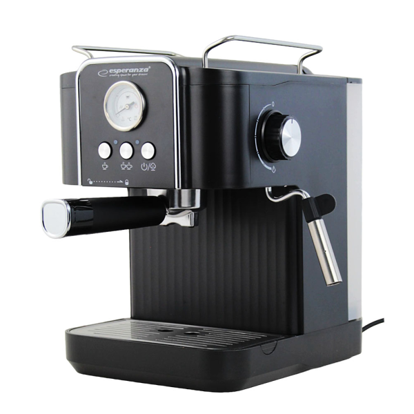 Espressor Esperanza EXCELSA EKC010, 1,8L, 850W, 20 bar, aparat de espresso, Spumator de lapte încorporat pentru cappuccino și latte, Sistem de încălzire a Espressor Esperanza EXCELSA EKC010, 1,8L, 850W, 20 bar, aparat de espresso, Spumator de lapte încorporat pentru cappuccino și latte, Sistem de încălzire a