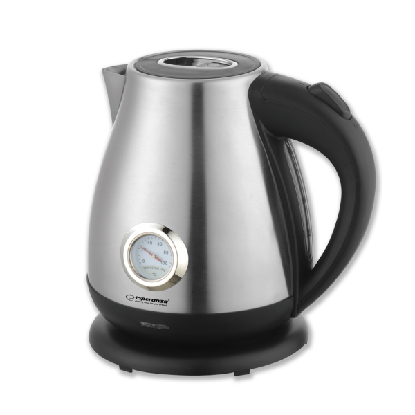Чайник Esperanza THAMES EKK029, нержавеющая сталь, 2200W, 1.7 л, встроенный термометр