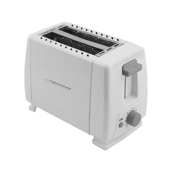 Toster Esperanza CAPRESE EKT001, 600W, 7 grade de intensitate a prăjirii, Funcție de ridicare automată, Setare de auto-centrat, Ușor de curățat, Carcasa Toster Esperanza CAPRESE EKT001, 600W, 7 grade de intensitate a prăjirii, Funcție de ridicare automată, Setare de auto-centrat, Ușor de curățat, Carcasa