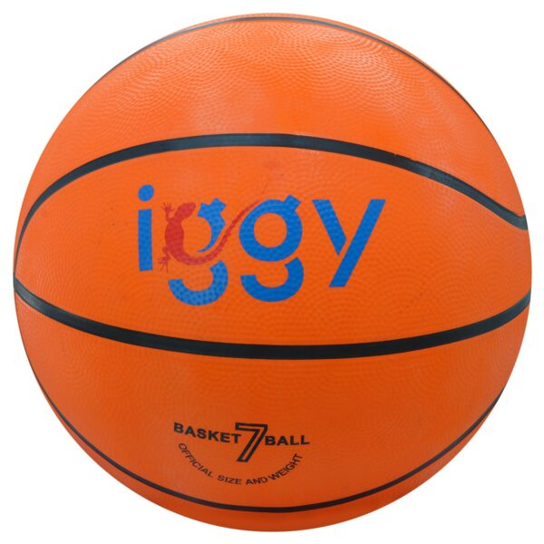 Мяч Баскетбол IGGY из резины, размер 7, вес 600 грамм"IGBB-BASIC"
