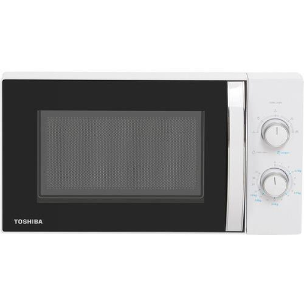 Микроволновая печь Toshiba MW-MM20P(WH), 20л, 700Вт, Белая, Механическое управление, Эргономичная ручка, 5 уровней мощности, Легкое управление Микроволновая печь Toshiba MW-MM20P(WH), 20л, 700Вт, Белая, Механическое управление, Эргономичная ручка, 5 уровней мощности, Легкое управление