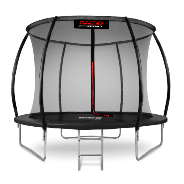 Trambulina Neo-Sport Premium Black 10ft/312cm plasa protectie interioara, NS-10C231
