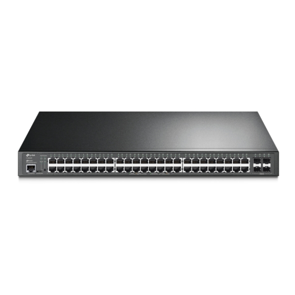 TP-Link TL-SG3452P | Управляемый PoE коммутатор L2+ Gigabit на 48 портов 48 PoE+ портов 384W, 4 x SFP слота PoE Авто восстановление Omada SDN интегрированный