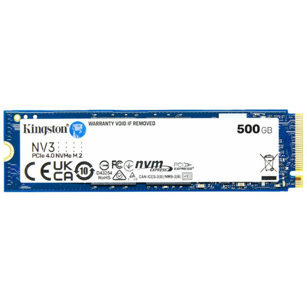 M.2 NVMe SSD 500GB Kingston NV3 M.2 NVMe SSD 500GB Kingston NV3