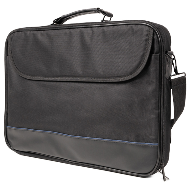 Geanta laptop 17,3" Spacer Hans SPSB-HANS-BK, waterproof, nylon, negru Geanta laptop 17,3" Spacer Hans SPSB-HANS-BK, waterproof, nylon, negru