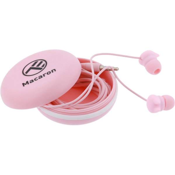 Casti in-ear, Macaron, cu microfon, cablu, Jack 3.5 mm, 16 ohm, 20Hz, 1.2 m, silicon, Tellur Pink TLL162122 Casti in-ear, Macaron, cu microfon, cablu, Jack 3.5 mm, 16 ohm, 20Hz, 1.2 m, silicon, Tellur Pink TLL162122