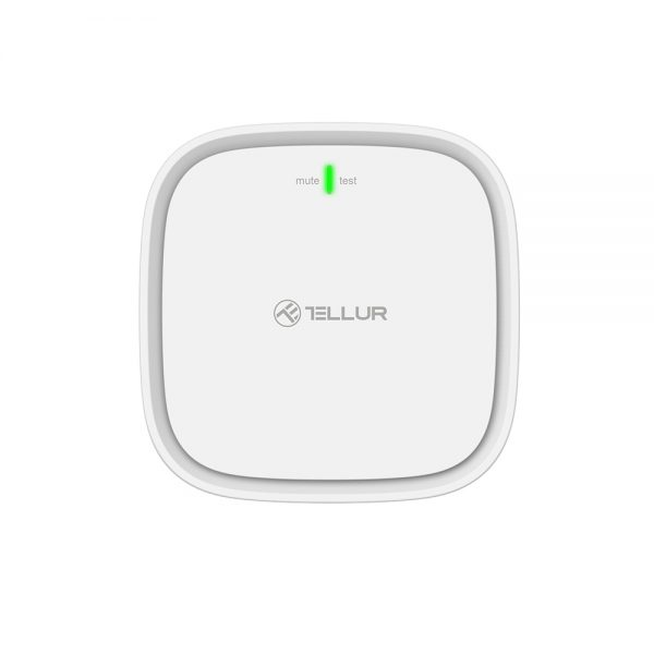 Senzor de gaz inteligent WiFi Tellur, DC12V 1A, alb, TLL331291 Senzor de gaz inteligent WiFi Tellur, DC12V 1A, alb, TLL331291
