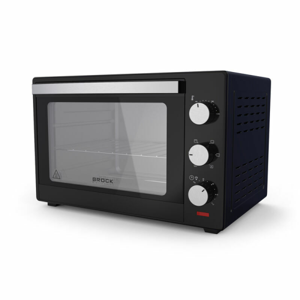 Электрическая духовка BROCK TO 3001 BK, Черная 30L, 1600W, Функция конвекции, Двойное стекло, Температура: 100°C - 230°C, Функции нагрева: Выключено / Нагрев от Электрическая духовка BROCK TO 3001 BK, Черная 30L, 1600W, Функция конвекции, Двойное стекло, Температура: 100°C - 230°C, Функции нагрева: Выключено / Нагрев от