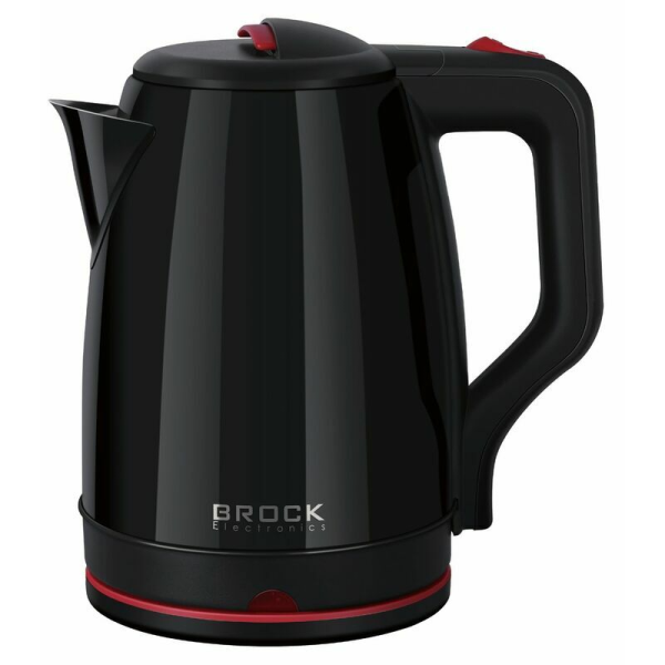 Чайник BROCK WK 5518 BK, Нержавеющий двойной чайник 1500W, 2.2л, Чайник с основанием на 360°. Скрытый нагревательный элемент. Безопасная крышка с блокировкой Чайник BROCK WK 5518 BK, Нержавеющий двойной чайник 1500W, 2.2л, Чайник с основанием на 360°. Скрытый нагревательный элемент. Безопасная крышка с блокировкой