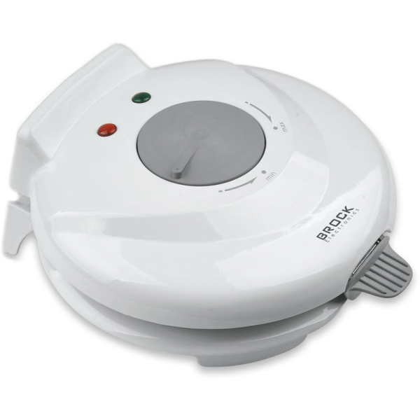 Вафельница BROCK WM 3001, Белая, 750W, Размер пластины Ø 19,2 см, Корпус с холодным покрытием, Антипригарная поверхность, Индикаторы питания и готовности, Включ Вафельница BROCK WM 3001, Белая, 750W, Размер пластины Ø 19,2 см, Корпус с холодным покрытием, Антипригарная поверхность, Индикаторы питания и готовности, Включ