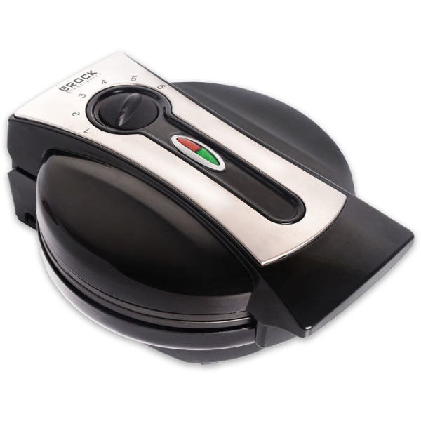 Вафельница BROCK WM 3002 BK, Черный, 1000W, Размер пластины: Ø 18.5cm, Антипригарное покрытие выпекательных поверхностей, Индикатор питания - красный индикатор Вафельница BROCK WM 3002 BK, Черный, 1000W, Размер пластины: Ø 18.5cm, Антипригарное покрытие выпекательных поверхностей, Индикатор питания - красный индикатор