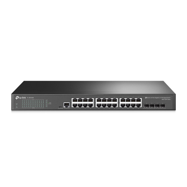 Управляемый коммутатор JetStream™ с 24 портами чистого Gigabit L2, 48 10/100/1000Mbps RJ45 портов, включая 4 слотов SFP Gigabit, статическая маршрутизация, VLAN Управляемый коммутатор JetStream™ с 24 портами чистого Gigabit L2, 48 10/100/1000Mbps RJ45 портов, включая 4 слотов SFP Gigabit, статическая маршрутизация, VLAN