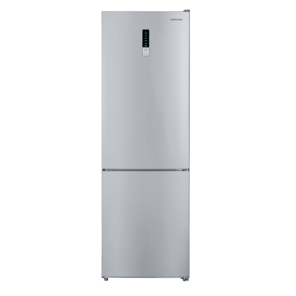 Frigider Daewoo DNF-310MEX-1 310L (86L+224L), 188cm, Total No Frost, clasa E, inox, decongelare automata, Super Freeze, control electronic, iluminare Frigider Daewoo DNF-310MEX-1 310L (86L+224L), 188cm, Total No Frost, clasa E, inox, decongelare automata, Super Freeze, control electronic, iluminare