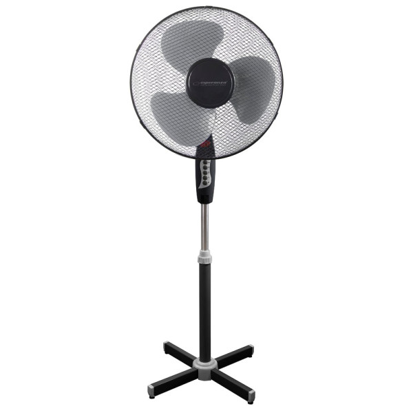 Вентилятор охлаждения Esperanza HURRICANE EHF001KE Чёрный/Серый, 40cm, 50W, Уровни скорости 3, Длина кабеля: 1,5m Вентилятор охлаждения Esperanza HURRICANE EHF001KE Чёрный/Серый, 40cm, 50W, Уровни скорости 3, Длина кабеля: 1,5m