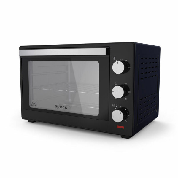 Электрическая печь BROCK TO 3001 BK, Черный 30L, 1600W, Функция конвекции, Двойное стекло, Температура: 100°C - 230°C, Функции нагрева: Выкл. / Нагрев от Электрическая печь BROCK TO 3001 BK, Черный 30L, 1600W, Функция конвекции, Двойное стекло, Температура: 100°C - 230°C, Функции нагрева: Выкл. / Нагрев от