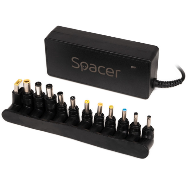 Alimentator laptop Universal AC-DC Spacer, 90W, 12 mufe, DC15/16/19/19.5/20V, SPNA-UNIV-12 Alimentator laptop Universal AC-DC Spacer, 90W, 12 mufe, DC15/16/19/19.5/20V, SPNA-UNIV-12