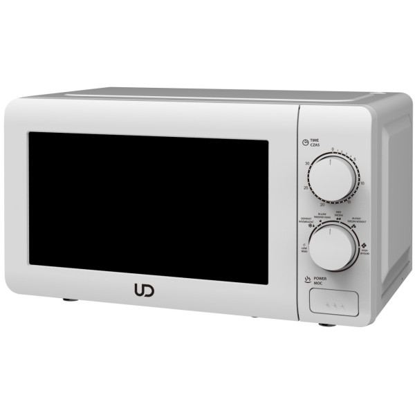 Микроволновая печь UD MM20L-WA, 20 л, 700 Вт, Белый, Механическое управление, 6 уровни мощности, Простое управление Микроволновая печь UD MM20L-WA, 20 л, 700 Вт, Белый, Механическое управление, 6 уровни мощности, Простое управление