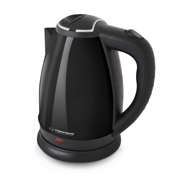Fierbător Esperanza VICTORIA EKK113K Negru, 1800W, inox, 1.8 l, element de încălzire ascuns, bază rotativă de 360°, oprire automată după fierbere Fierbător Esperanza VICTORIA EKK113K Negru, 1800W, inox, 1.8 l, element de încălzire ascuns, bază rotativă de 360°, oprire automată după fierbere
